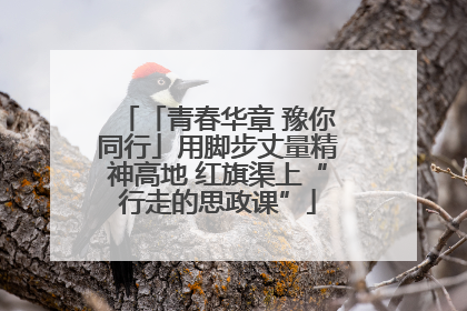 「青春华章 豫你同行」用脚步丈量精神高地 红旗渠上“行走的思政课”