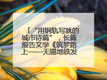“用钢轨写就的城市诗篇”，长篇报告文学《筑梦路上——无锡地铁发展纪实》研讨会在南京举行