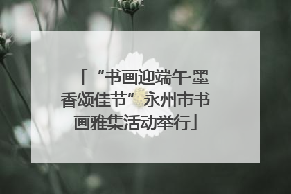 “书画迎端午·墨香颂佳节”永州市书画雅集活动举行