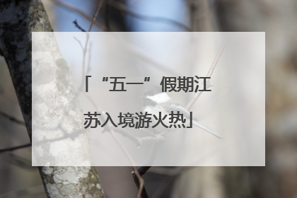 “五一”假期江苏入境游火热