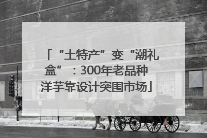 “土特产”变“潮礼盒”：300年老品种洋芋靠设计突围市场