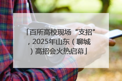 百所高校现场“支招”，2025年山东（聊城）高招会火热启幕