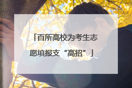 百所高校为考生志愿填报支“高招”