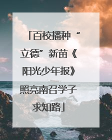 百校播种“立德”新苗《阳光少年报》照亮南召学子求知路