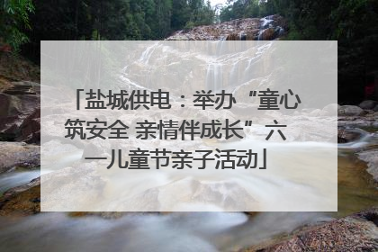 盐城供电：举办“童心筑安全 亲情伴成长”六一儿童节亲子活动
