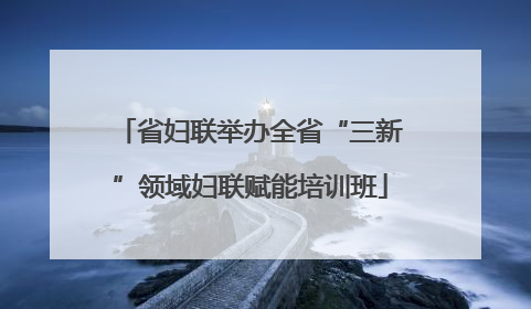 省妇联举办全省“三新”领域妇联赋能培训班