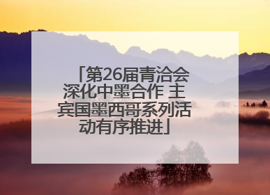 第26届青洽会深化中墨合作 主宾国墨西哥系列活动有序推进