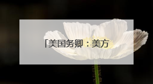 美国务卿：美方未参与打击伊朗