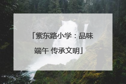 紫东路小学：品味端午 传承文明