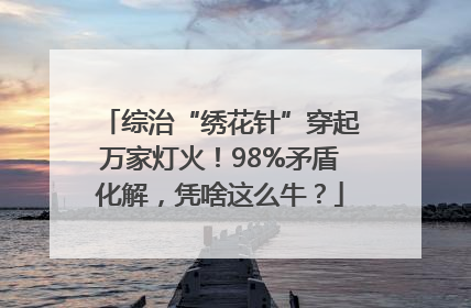 综治“绣花针”穿起万家灯火！98%矛盾化解，凭啥这么牛？