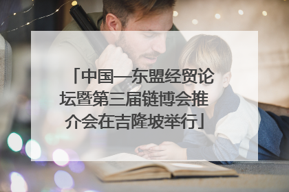 中国—东盟经贸论坛暨第三届链博会推介会在吉隆坡举行
