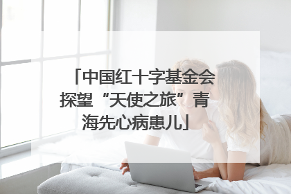 中国红十字基金会探望“天使之旅”青海先心病患儿