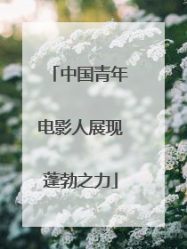 中国青年电影人展现蓬勃之力