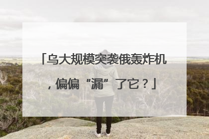 乌大规模突袭俄轰炸机，偏偏“漏”了它？