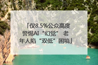 仅8.5%公众高度警惕AI“幻觉” 老年人陷“双低”困境