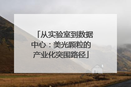 从实验室到数据中心：美光颗粒的产业化突围路径