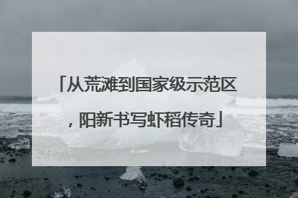 从荒滩到国家级示范区，阳新书写虾稻传奇