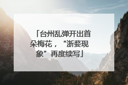 台州乱弹开出首朵梅花，“浙婺现象”再度续写