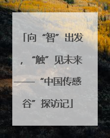 向“智”出发，“触”见未来——“中国传感谷”探访记