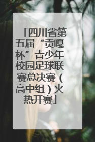 四川省第五届“贡嘎杯”青少年校园足球联赛总决赛（高中组）火热开赛