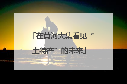 在黄河大集看见“土特产”的未来