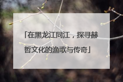在黑龙江同江，探寻赫哲文化的渔歌与传奇