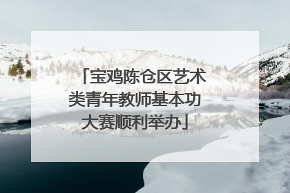 宝鸡陈仓区艺术类青年教师基本功大赛顺利举办