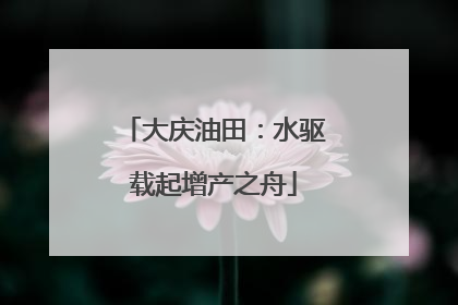 大庆油田：水驱载起增产之舟