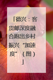 德兴：客货邮深度融合跑出乡村振兴“加速度”（图）