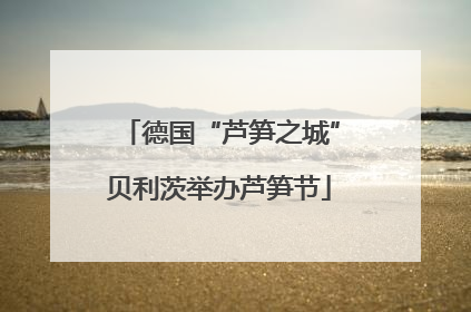 德国“芦笋之城”贝利茨举办芦笋节