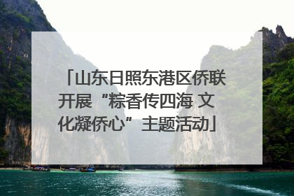 山东日照东港区侨联开展“粽香传四海 文化凝侨心”主题活动