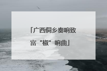 广西侗乡奏响致富“椒”响曲