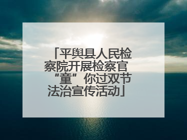 平舆县人民检察院开展检察官“童”你过双节法治宣传活动