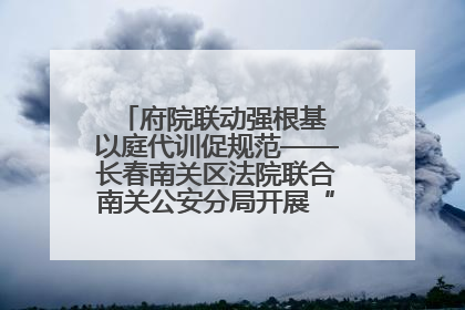 府院联动强根基 以庭代训促规范——长春南关区法院联合南关公安分局开展“以庭代训”