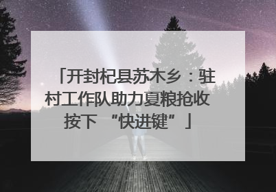 开封杞县苏木乡：驻村工作队助力夏粮抢收按下 “快进键”