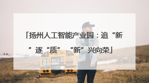 扬州人工智能产业园：追“新”逐“质” “新”兴向荣