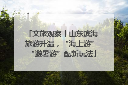 文旅观察丨山东滨海旅游升温，“海上游”“避暑游”酝新玩法