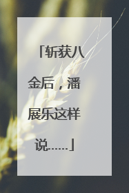 斩获八金后，潘展乐这样说……