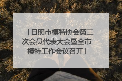 日照市模特协会第三次会员代表大会暨全市模特工作会议召开