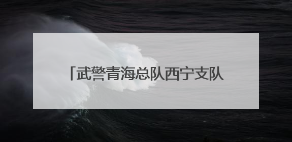武警青海总队西宁支队开展实战化比武考核