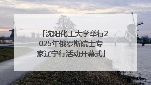 沈阳化工大学举行2025年俄罗斯院士专家辽宁行活动开幕式