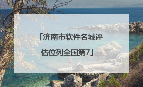 济南市软件名城评估位列全国第7