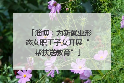 淄博：为新就业形态女职工子女开展“帮扶送教育”