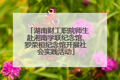 湖南财工职院师生赴湘南学联纪念馆、罗荣桓纪念馆开展社会实践活动