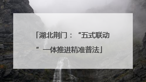 湖北荆门：“五式联动”一体推进精准普法