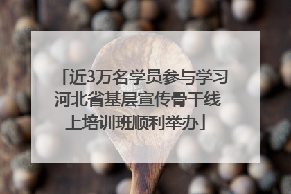 近3万名学员参与学习 河北省基层宣传骨干线上培训班顺利举办