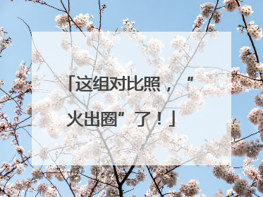 这组对比照，“火出圈”了！