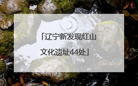 辽宁新发现红山文化遗址44处