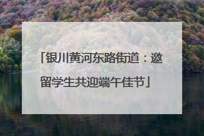 银川黄河东路街道：邀留学生共迎端午佳节