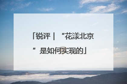 锐评｜“花漾北京”是如何实现的